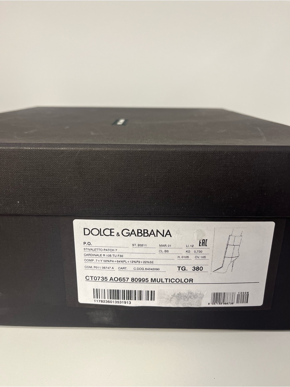 Dolce & Gabanna Patchwork di Sicilia Boots NIB - Picture 11 of 11
